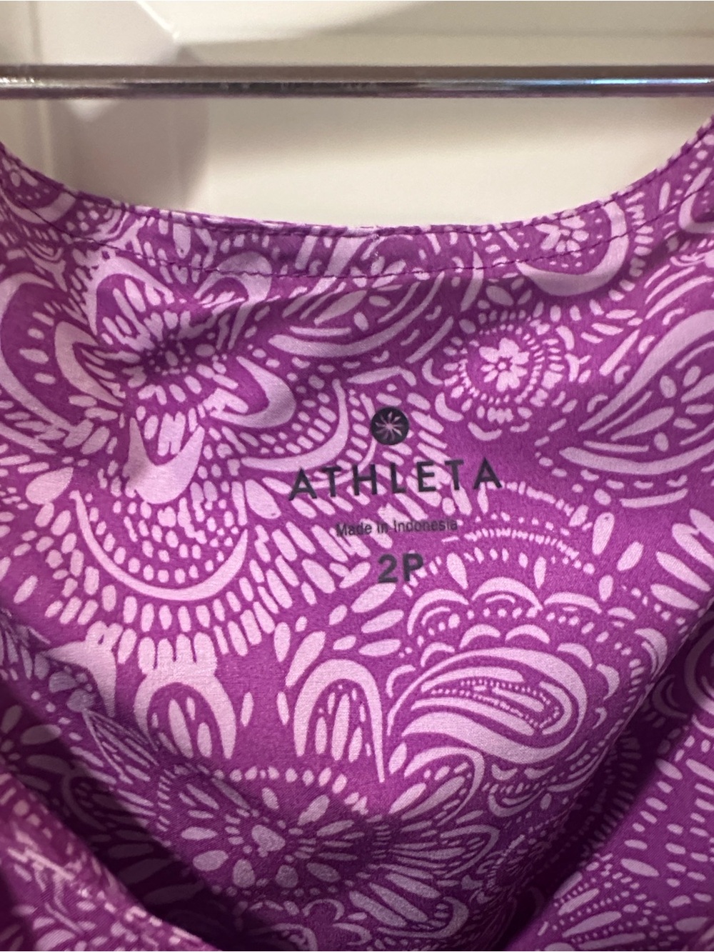 Athleta Purple Lace-Trim Chemise Dress - Picture 4 of 9